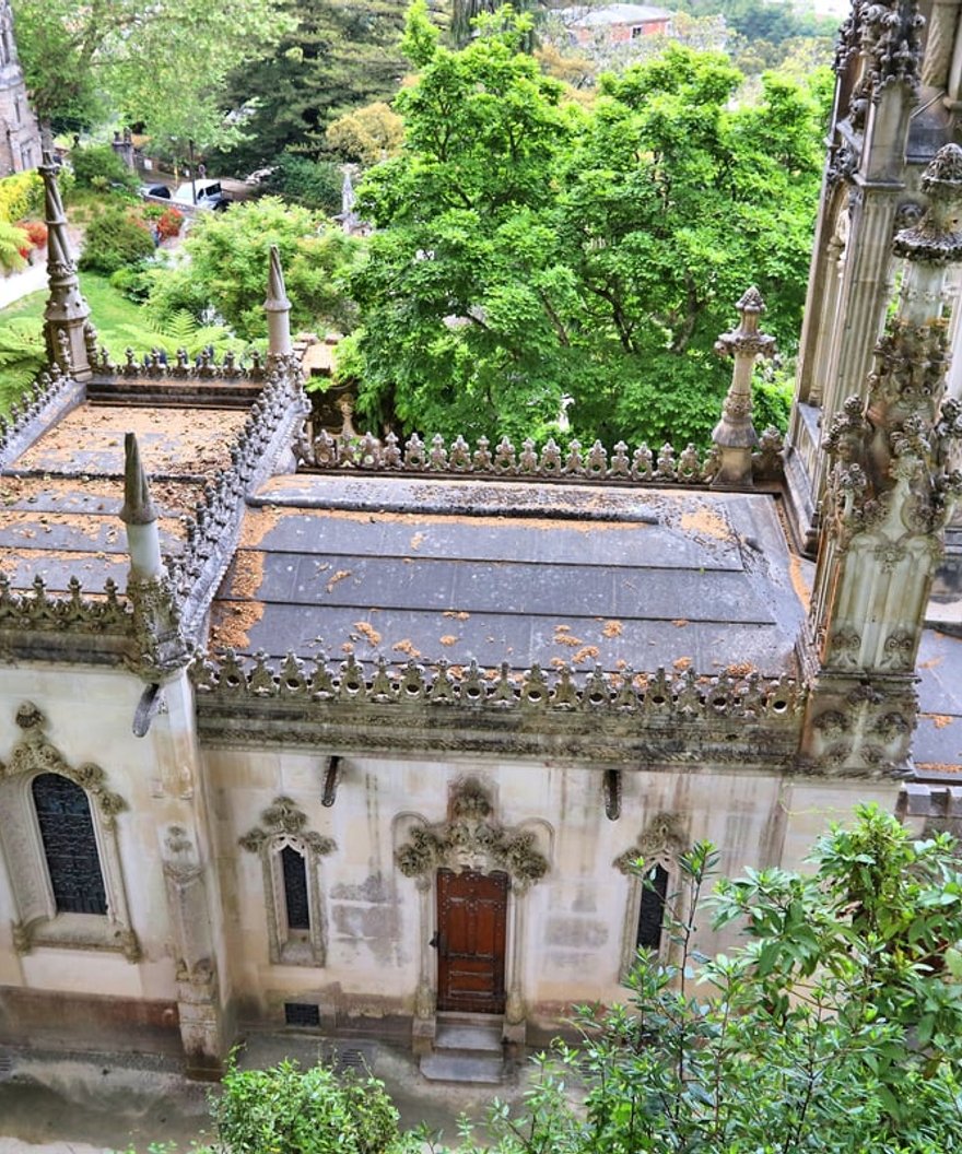 Placeholder photograph — the terraced gardens of Quinta da Regaleira in Sintra